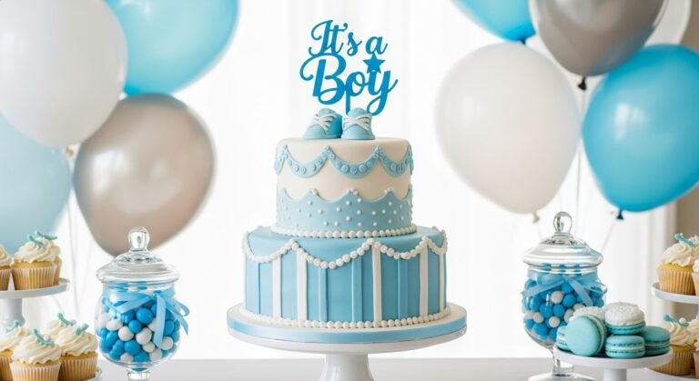 23 Baby Shower Cake Ideas for Boys